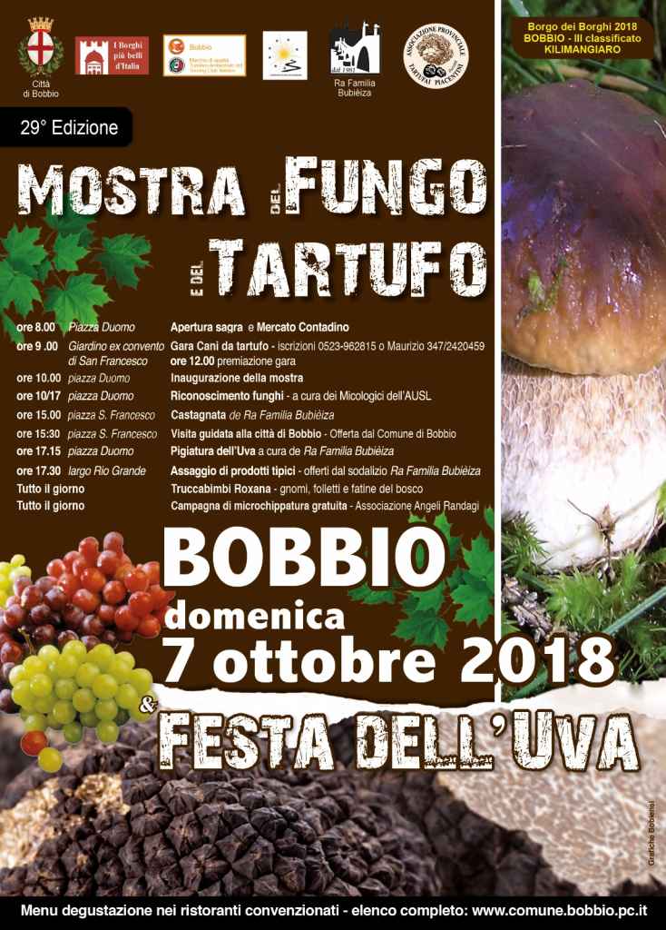 Bobbio Mostra Fungo tartufo uva