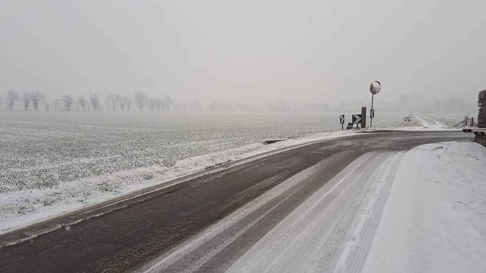 Torna la neve a Piacenza